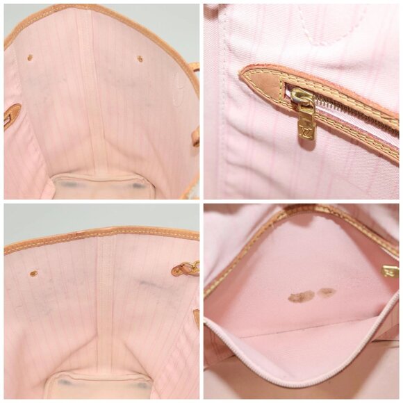 LOUIS VUITTON Damier Azur Neverfull MM Tote Bag - Picture 15 of 16